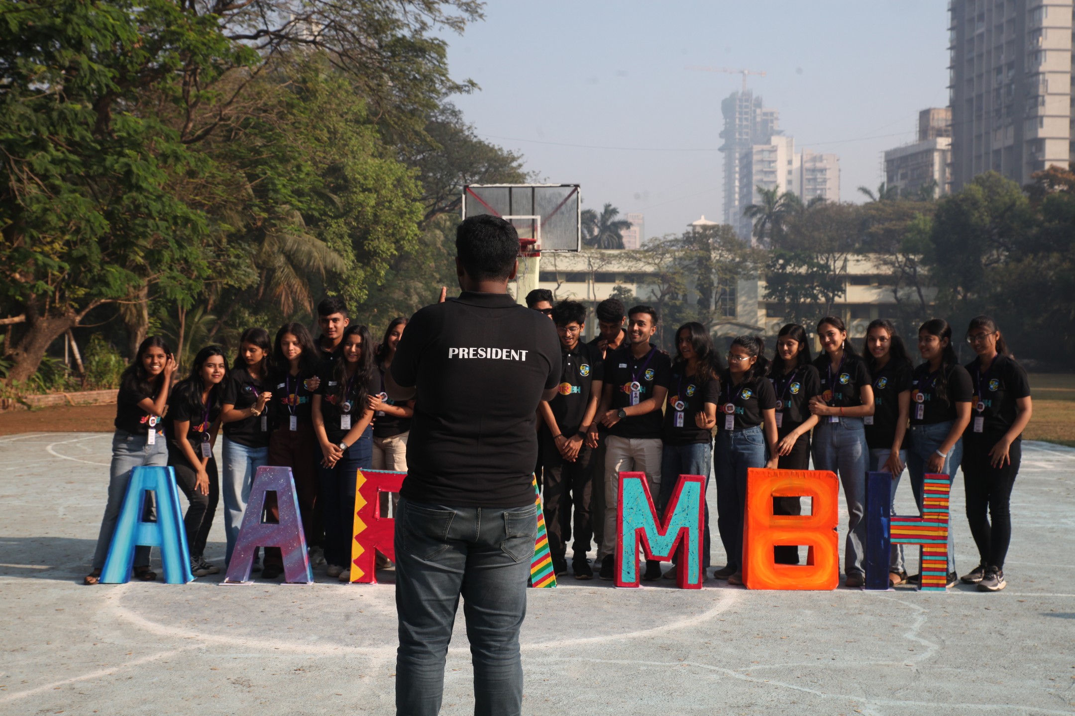 Atharva Fest, Corporate Interface team at work